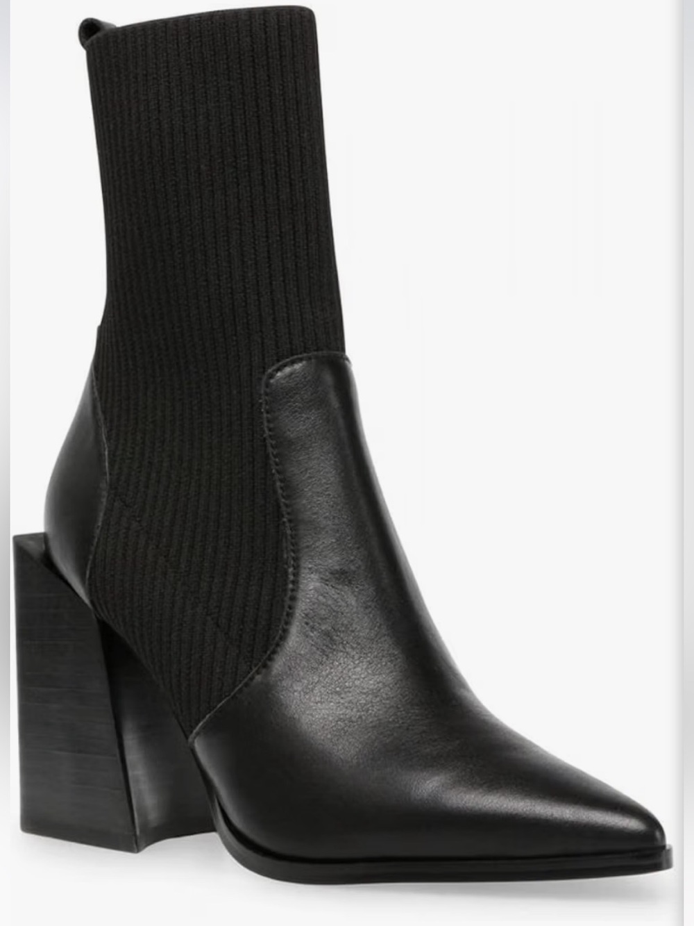 Lvemas sock-style block heels